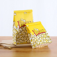 Sac en papier de pop-corn de micro-ondes scellé à la chaleur, emballage alimentaire de collation personnalisé
