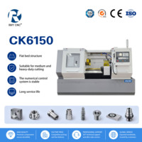 Tour CNC CK6150, portée maximale 500 mm, machine de tournage horizontale pour l'usinage de l'acier et de l'acier inoxydable