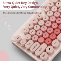 Ensemble clavier et souris sans fil rétro LED rétroéclairé K73 2026 - Léger pour ordinateurs portables et de bureau, usage professionnel et bureautique, en stock