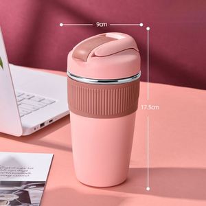 Simple and Fashionable Coffee Cup with Heat-resistant Cup Sleeve and Straw Made of Stainless Steel <b>Mug</b> - Product Image 6
