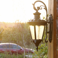 Lampe de jardin extérieure montée étanche de style vintage E26 E27 support de lampe applique murale extérieure