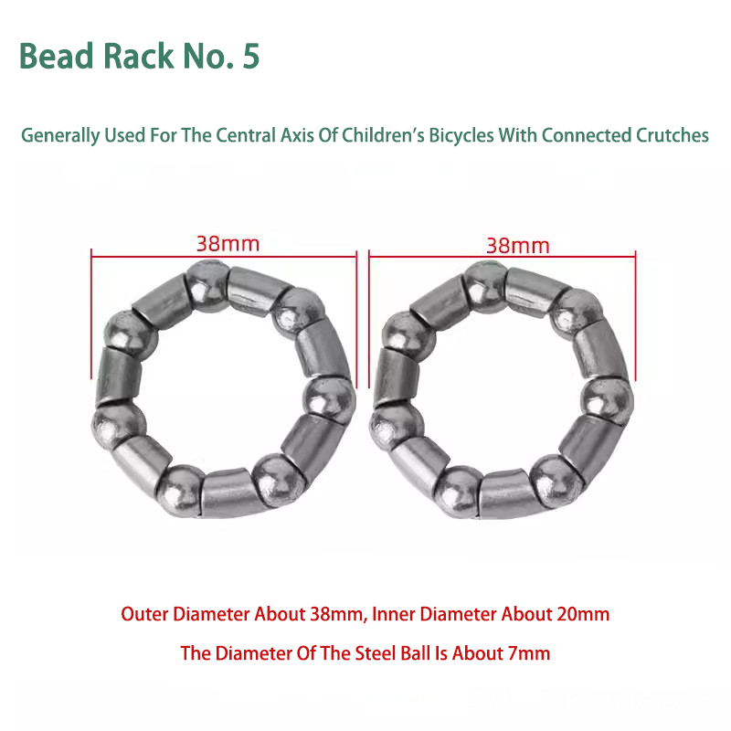 Number 5 Bead Rack (1 Piece) silvery