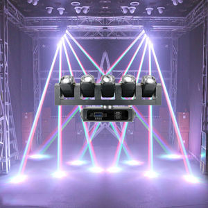 <span class=keywords><strong>Precio</strong></span> <span class=keywords><strong>de</strong></span> fábrica Beam 5 cabezas Led cabeza móvil equipo <span class=keywords><strong>de</strong></span> iluminación <span class=keywords><strong>de</strong></span> escenario DMX512 proyector DJ luces LED para boda fiesta club nocturno - Product Image 2