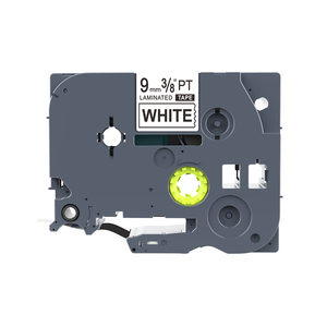 TZ221 TZe221 TZ-221 TZe-221 9mm Noir sur Blanc Stratifié Compatible Cartouche D'étiquettes pour Frère P-touch PT-<span class=keywords><strong>1010</strong></span> - Product Image 2