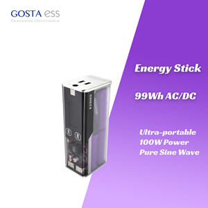 AA121905 <span class=keywords><strong>GOSTA</strong></span> ES100 97.2Wh 100W 200W portatile Power Bank di grande capacità di energia Stick Bar in lega di alluminio di scarico - Product Image 4