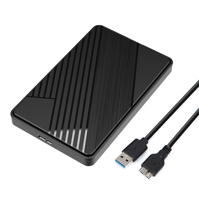New Arrival OEM Brand USB3.0 Tool-Free Private Mold 2.5inc SATA HDD/SSD Enclosure Plastic Case Customizable 5Gbps Support UASP