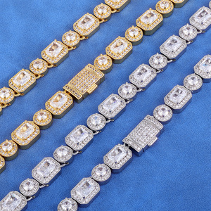 Factory Direct Big Rock Moissanite <b>Bracelets</b> 925 Silver Hip Hop Pass Diamond Tester Custom Iced Out Bling Streetwear Jewelry B2B - Product Image 6