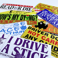 Autocollants de pare-chocs en vinyle de logo de marque personnalisée de haute qualité autocollants de pare-chocs de voiture résistants aux UV