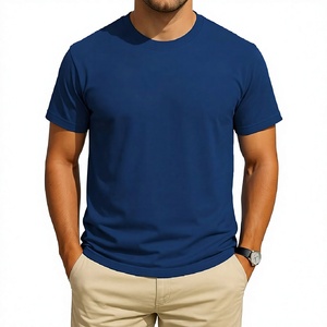 Camiseta Formal de Jersey 100% Algodón para Hombre, Cuello Redondo, Transpirable, Diseño de Logotipo Frontal, Alta Calidad, Personalizable - Product Image 6