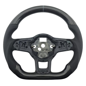 Nuevo Producto: Volante Deportivo de Fibra de Carbono y Cuero Perforado para Volkswagen Golf 7.5 GTI - Product Image 1