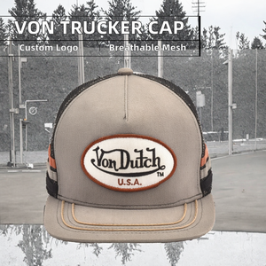 Mexion Custom Embroidered Dutch Trucker <b>Hat</b> Sunscreen Mesh <b>Waterproof</b> Logo for Baseball Outdoor Activities Sporty Letter - Product Image 3