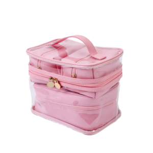 Waterproof Travel Cosmetic Organizer, Portable Open Flat Toiletry Bag - Product Image 1