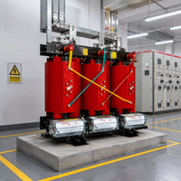 Transformateur triphasé à résine moulée de type sec série SCB18 10kV/0.4kV Classe 1 Efficacité énergétique Distribution