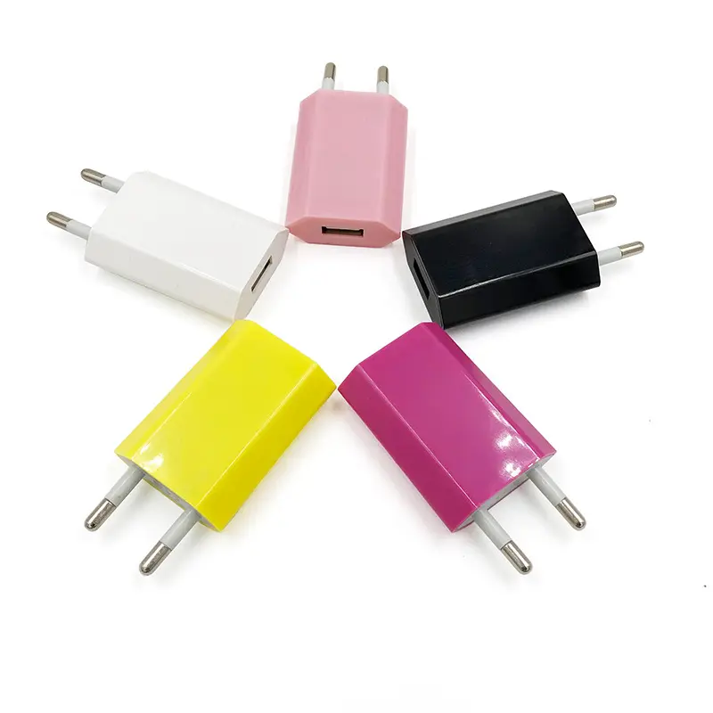 Pengisi daya USB untuk iPhone X 8 7 4 4s 5 5S SE 6 6S Plus pengisi daya ponsel untuk iphone AC EU steker adaptor daya dinding untuk Xiaomi