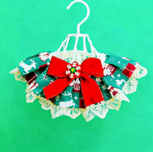 وشاح فاخر جديد للحيوانات الأليفة لعيد الميلاد - قماش ساتان قابل للطي للقطط والكلاب - Product Image 5