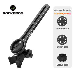 ROCKBROS-Soporte de ordenador para bicicleta, cronómetro de aleación de aluminio, <span class=keywords><strong>Gps</strong></span>, accesorios para bicicleta - Product Image 6