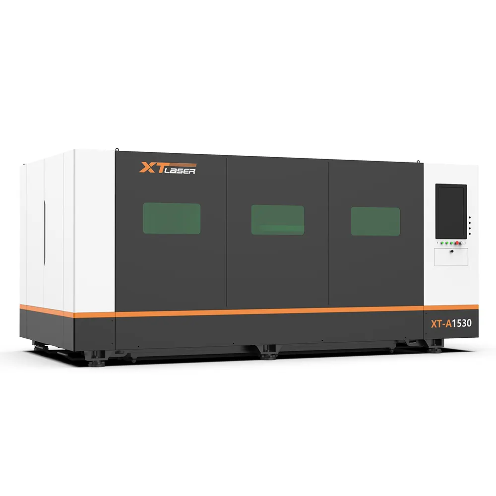 3000W Precision Craft Cnc Metal Laser Cutting Machine With Large Enclosures