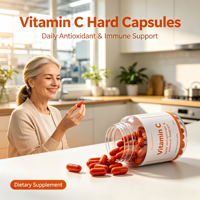 Capsules de vitamine C pour adultes, soutien immunitaire et antioxydant, complément alimentaire quotidien naturel sans sucre
