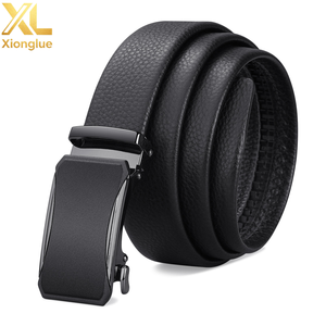 Cinturón Minimalista Totalmente Negro de Cuero Vegano para Hombre, Cinturón Ecológico de Alta Calidad de Cuero Sintético para Jeans - Product Image 6