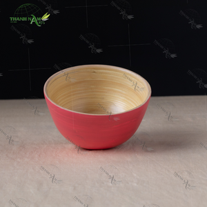 ชามไม้ไผ่ขนาดเล็กน้ำหนักเบาเป็นมิตรต่อสิ่งแวดล้อมของตกแต่งห้องครัวผลิตภัณฑ์จากไม้ไผ่ธรรมชาติสำหรับจัดแสดงของขวัญตกแต่งบ้าน - Product Image 1