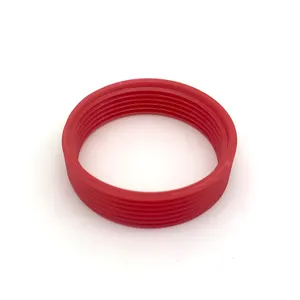 Supply of UHMWPE/white transparent plastic injection molding products circle/transparent white plastic ring