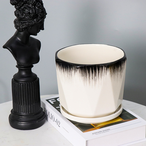 Pots <span class=keywords><strong>de</strong></span> <span class=keywords><strong>fleurs</strong></span> en céramique pour jardin, ensembles OEM, <span class=keywords><strong>Pot</strong></span> <span class=keywords><strong>de</strong></span> plante classique en céramique, offre spéciale - Product Image 3