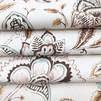 Nappe ronde de mariage personnalisée en tissu lavable tissé en coton et polyester ivoire décoratif d'intérieur moderne pour maison