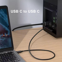 Cable Thunderbolt 4 ULT-unite E-marker Chip USBC C de 1 m, Compatible con Salida de Video 8K a 60 Hz, Transferencia de Datos de 40 Gbps, Carga Rápida PD de 100 W