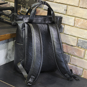 Mochila de Negocios para <span class=keywords><strong>Hombre</strong></span>, de PU, para Portátil, con Doble Correa para Hombro, Cierre de Cremallera, Multifuncional, <span class=keywords><strong>Portadocumentos</strong></span> de Viaje - Product Image 4