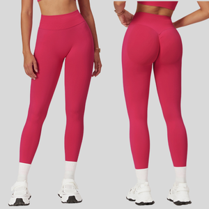 Legging <span class=keywords><strong>de</strong></span> Yoga Femme Taille Haute Effet Pêche, Séchage Rapide, Sans Couture, Respirant, Tie-Dye, Gainant et Galbant pour le Fitness - Product Image 2