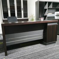 Facile à installer Bureau en mélamine pour le chef de bureau Table de bureau exécutive Bureau de luxe pour le chef de la direction