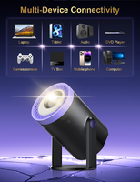 Projecteur intelligent portable mini JUNUO Turn 1, modèle privé, Allwinner WiFi6 BT5.2 1+8GB, courte focale 720P 8K, 235 pouces, Home Cinéma