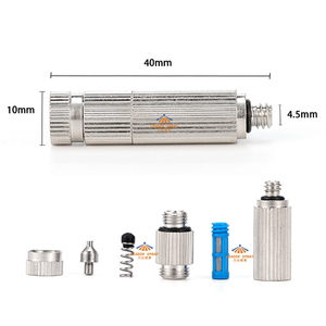 Bộ Lọc Ss Màu Đen Chống Tắc Nghẽn Chèn Tw1010/2010/3010/4010 Đồng Thau Mạ Niken Làm Mát Sương Mù Sương Mù Vòi Phun Khí - Product Image 3