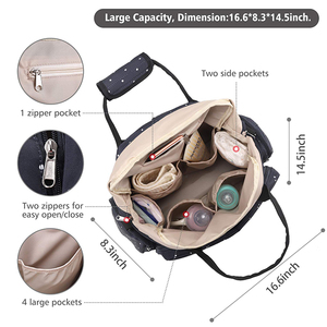 Bolsa de trocas de bebê, boa qualidade, venda, bebê, bolsa de fraldas portátil, mochila com grande capacidade para a mãe - Product Image 4
