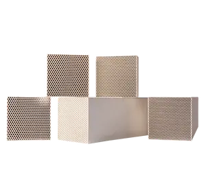 Refractory ceramic honeycomb heater ceramic honeycomb substrate for RCO RTO Regenerative Thermal Oxidizer Ceramic Exchanger