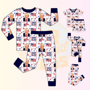 Pijama Infantil Personalizado KERUI 2025 com Logo de Celebração, Conjunto de 2 Peças em Fibra de Bambu, Pullover Respirável - Product Image 3