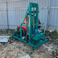 Machine de forage compacte Dolphin à moteur diesel pour puits tubulaires, profondeur 150 m, pour forage de puits d'eau