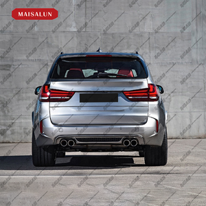 <span class=keywords><strong>X5</strong></span> <span class=keywords><strong>F15</strong></span> a F85 X5M Style Car paraurti Kit per BMW <span class=keywords><strong>X5</strong></span> paraurti anteriori posteriori minigonne laterali ruota Trim scarico - Product Image 5