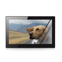 Nuevo Marco de Fotos Digital de 21.5 Pulgadas Full HD 1080P con Pantalla Táctil, Video y MP3/MP4, Plástico ABS