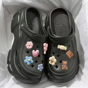 Zuecos de Jardín para Mujer, Plataforma, Bonitos, Verano, Exterior, Perforados, Antideslizantes, Suela Gruesa, Ligeros, Cómodos - Product Image 6