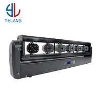 Yelang 6 yeux monochrome tête mobile lumière Laser DMX activé par la voix Club DJ barre faisceau Laser rouge, vert bleu lumière de scène