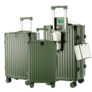 Wholesale New Design 3 Pcs Set ABS <strong>Light</strong> <strong>Weight</strong> 4-Wheel 360 Spinner Carry on Drable Lock Travel Luggage Trolley Case <strong>Suitcase</strong> - Product Image 4
