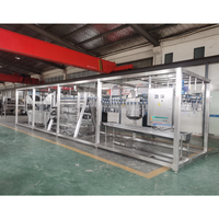 Unité d'abattage de volailles mobile conteneurisée 40 pieds, système d'abattoir avicole modulaire compact
