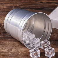 Bière personnalisée écologique sans BPQ, tasse chic et élégante pour fête froide réutilisable en aluminium pour boisson froide