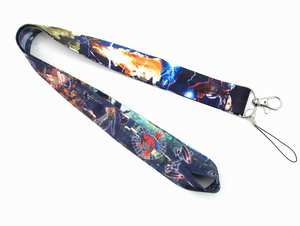 卸売カスタムマーベルコミックアニメスーパーヒーローフィギュア携帯電話ストラップ漫画伝説のリーグキャラクターネックストラップ - Product Image 3