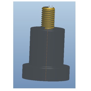 Raccord de tuyauterie non standard Chdl M10X16 en alliage d'aluminium, connecteur de conduit rigide pour câblage électrique - Product Image 4