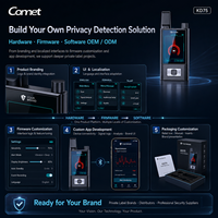 Détecteur professionnel de caméras cachées, traqueur RF GPS, scanner de lentilles IR magnétique, télécommande, surveillance de signal durable, OEM