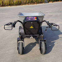 Minidumper Elettrico Rhinoceros KS450E con PLC, Capacità 450kg, Certificato CE, Pala Gommata, Arresto di Emergenza, Allarme Carburante Scarico