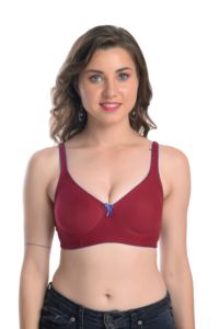 Sujetador sin costuras de cobertura total para mujer |   Tela Suave de Poliéster y Algodón |   Correas Ajustables |   U-Back |   Cierre Trasero, Tallas de Copa A-E - Product Image 4