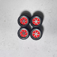 Offrez-vous la douceur des moyeux de roue en alliage métallique modifiés Dual-bearing 11mm 1/64 DUB Car Culture avec une largeur de pneu de 52mm